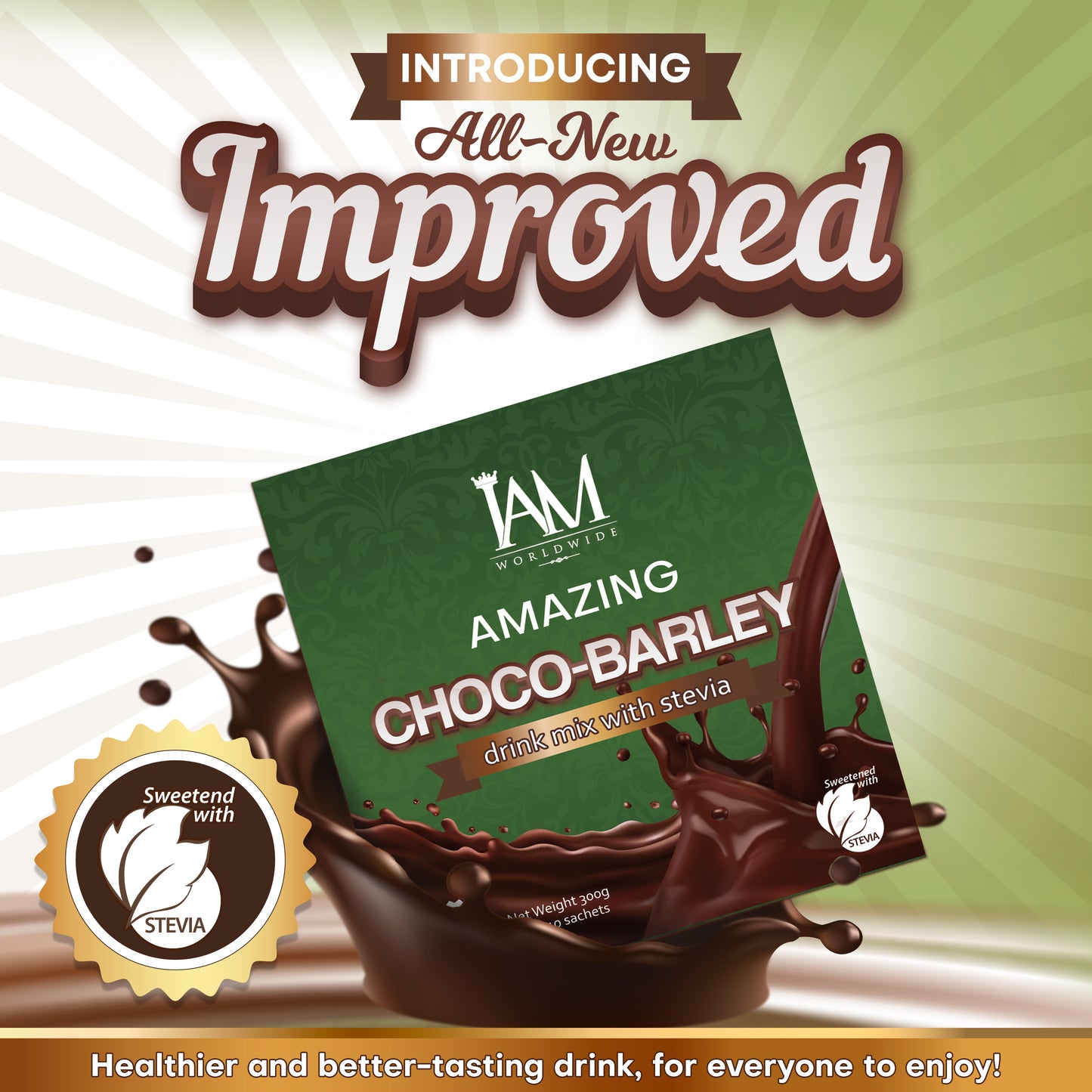 Amazing Choco Barley for Kids – Nutritious Chocolate Drink with Organic Barley (10 Sachets)