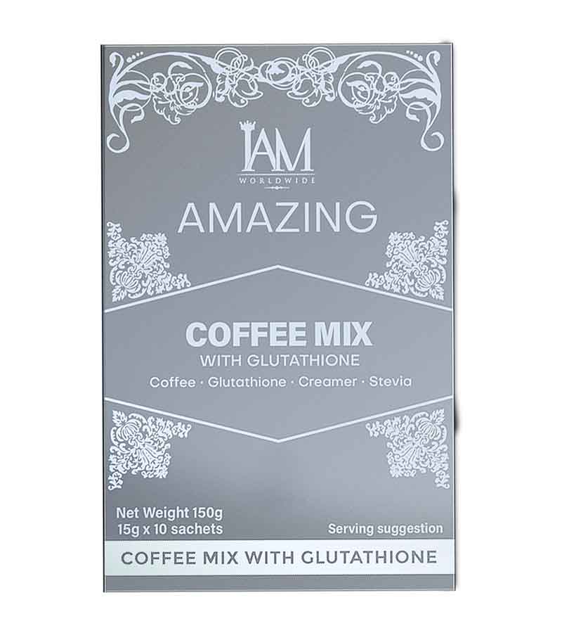 Amazing Coffee Mix with Glutathione – Skin Whitening & Antioxidant Coffee (10 Sachets)